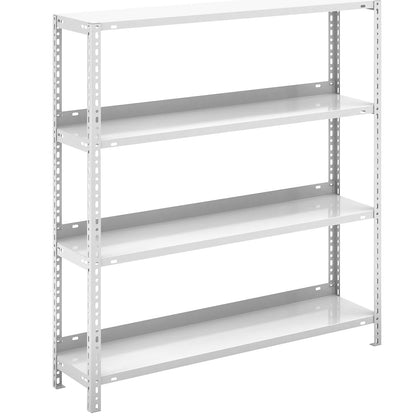 Bolt-together archive shelving, light grey RAL 7035, shelf height 1150 mm, standard shelf, width x depth 1000 x 300 mm.