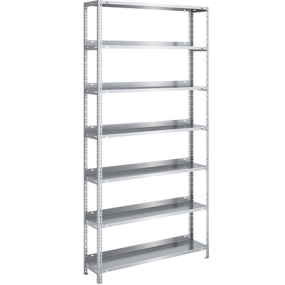 Bolt-together archive shelving, zinc plated, shelf height 2200 mm, standard shelf, width x depth 1000 x 300 mm.