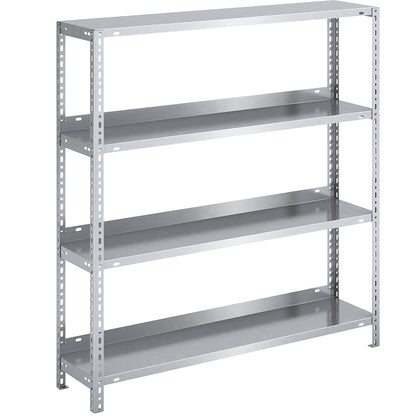 Bolt-together archive shelving, zinc plated, shelf height 1150 mm, standard shelf, width x depth 1000 x 300 mm.