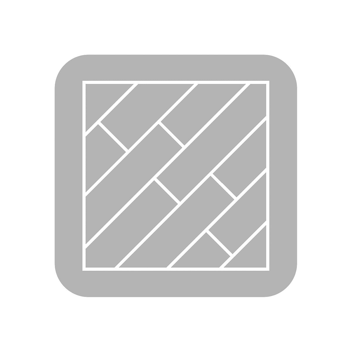 Standard floor at extra cost, for prefab office, 3 sides, LxW 3100 x 3100 mm.