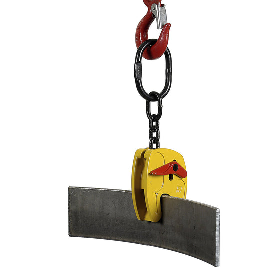 KS plate clamp, gripping range 0 - 20 mm, max. load 1000 kg.