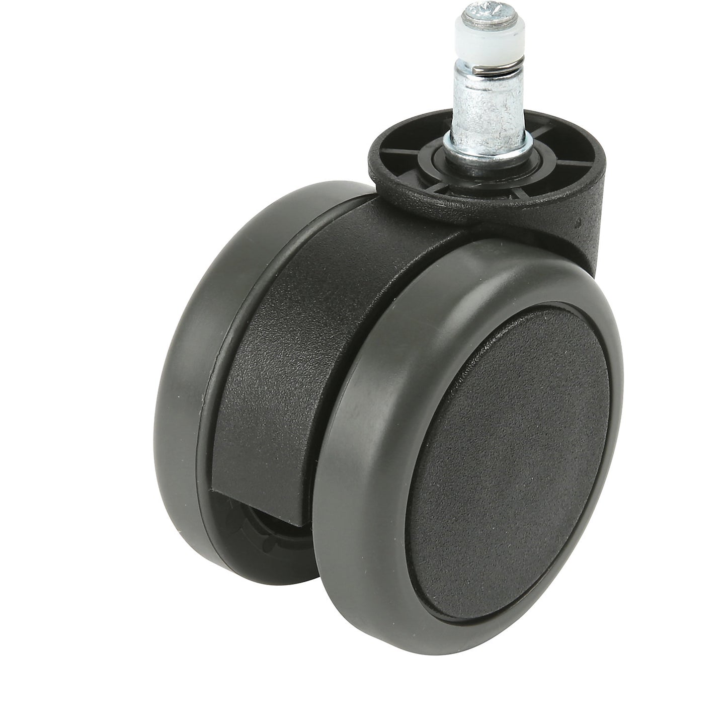 Castor set for control centre and office swivel chairs, castors for hard flooring, pack of 5.
