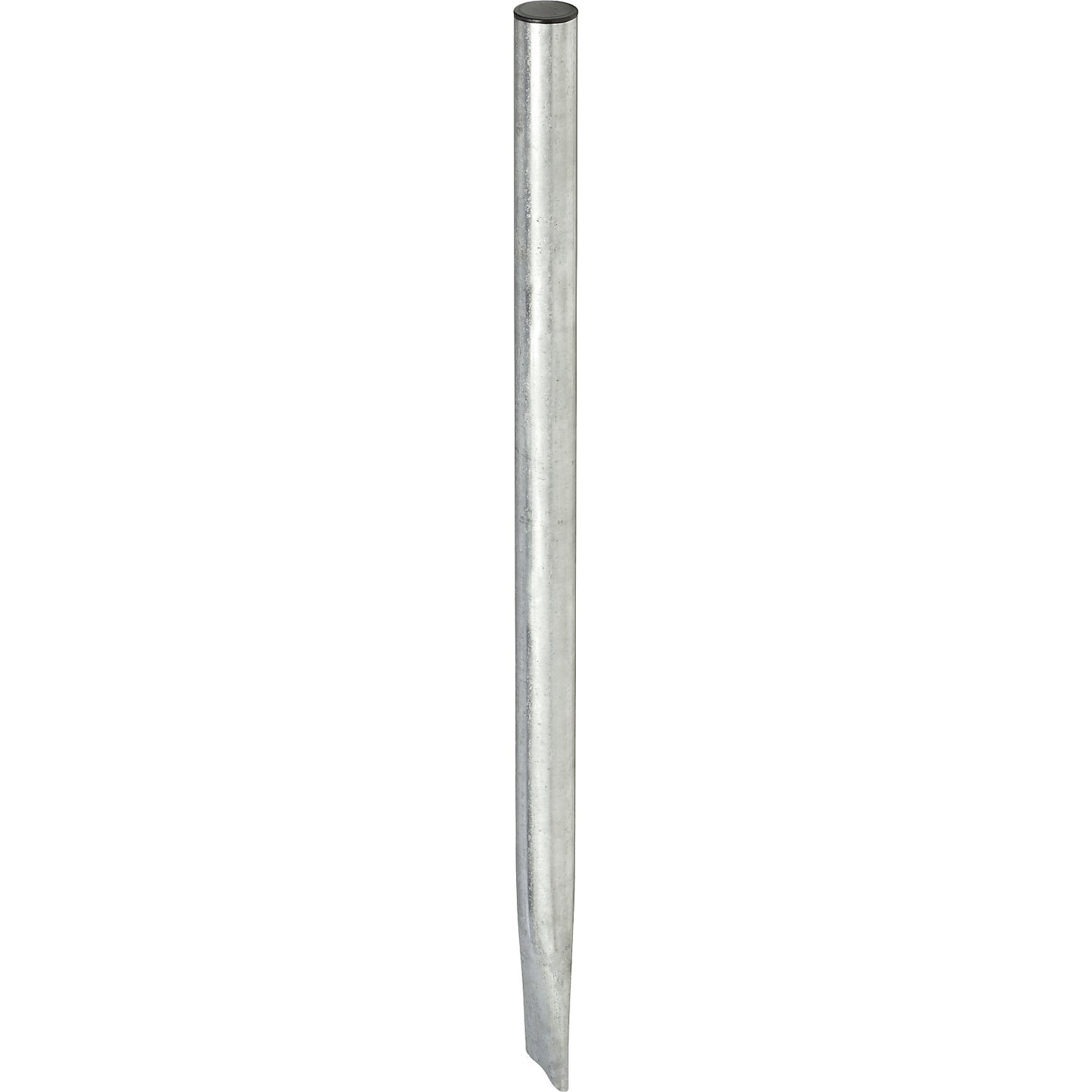Tubular steel post, length 1450 mm, galvanised.