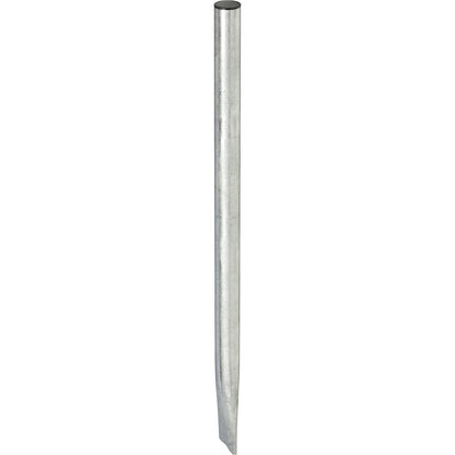 Tubular steel post, length 1450 mm, galvanised.