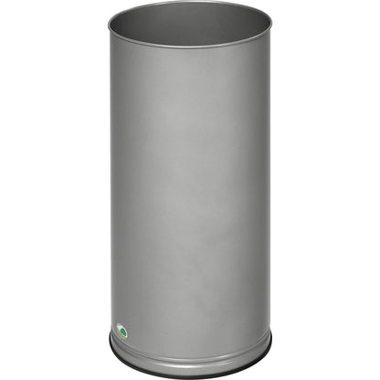 Umbrella stand, height 610 mm, solid sheet metal, zinc plated, aluminium silver.
