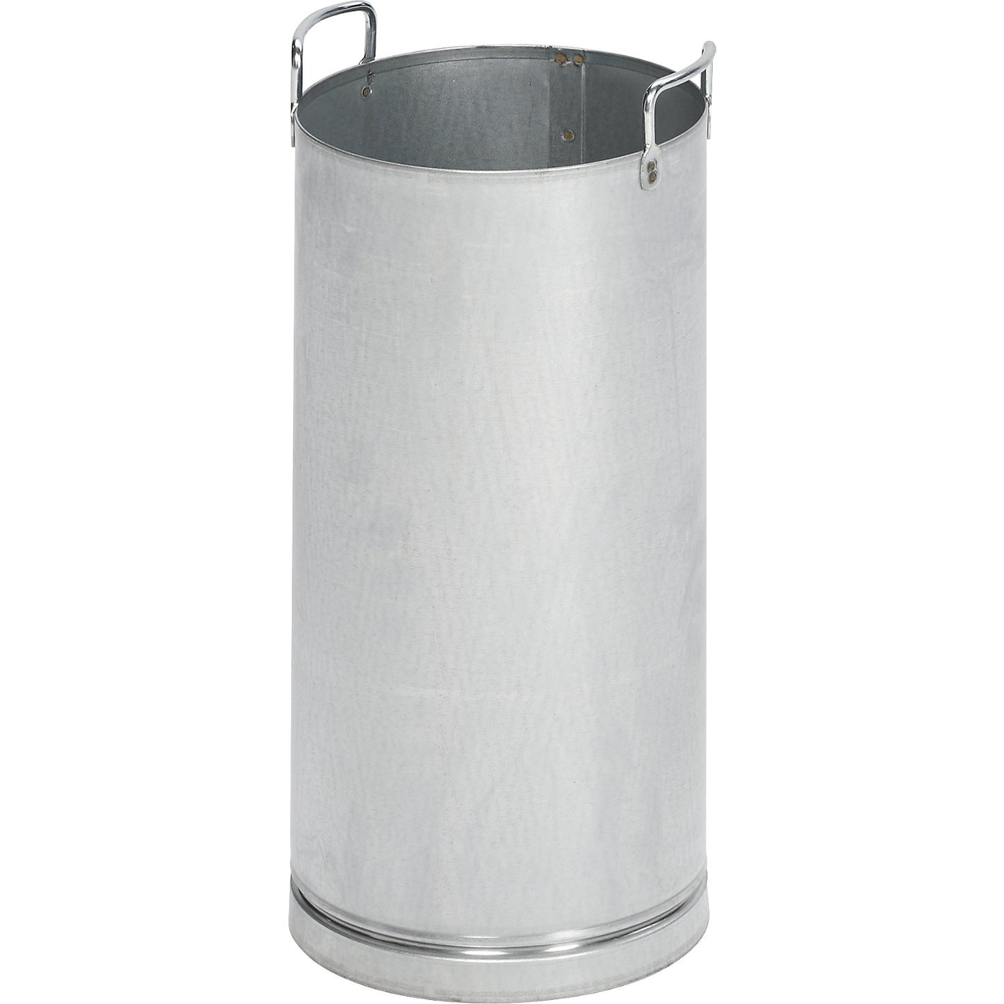 Zinc plated inner container, for ashtray Ø 230 mm, round.