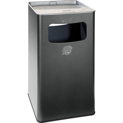Combination ashtray, capacity 96 l, WxHxD 430 x 755 x 430 mm, steel, granite.