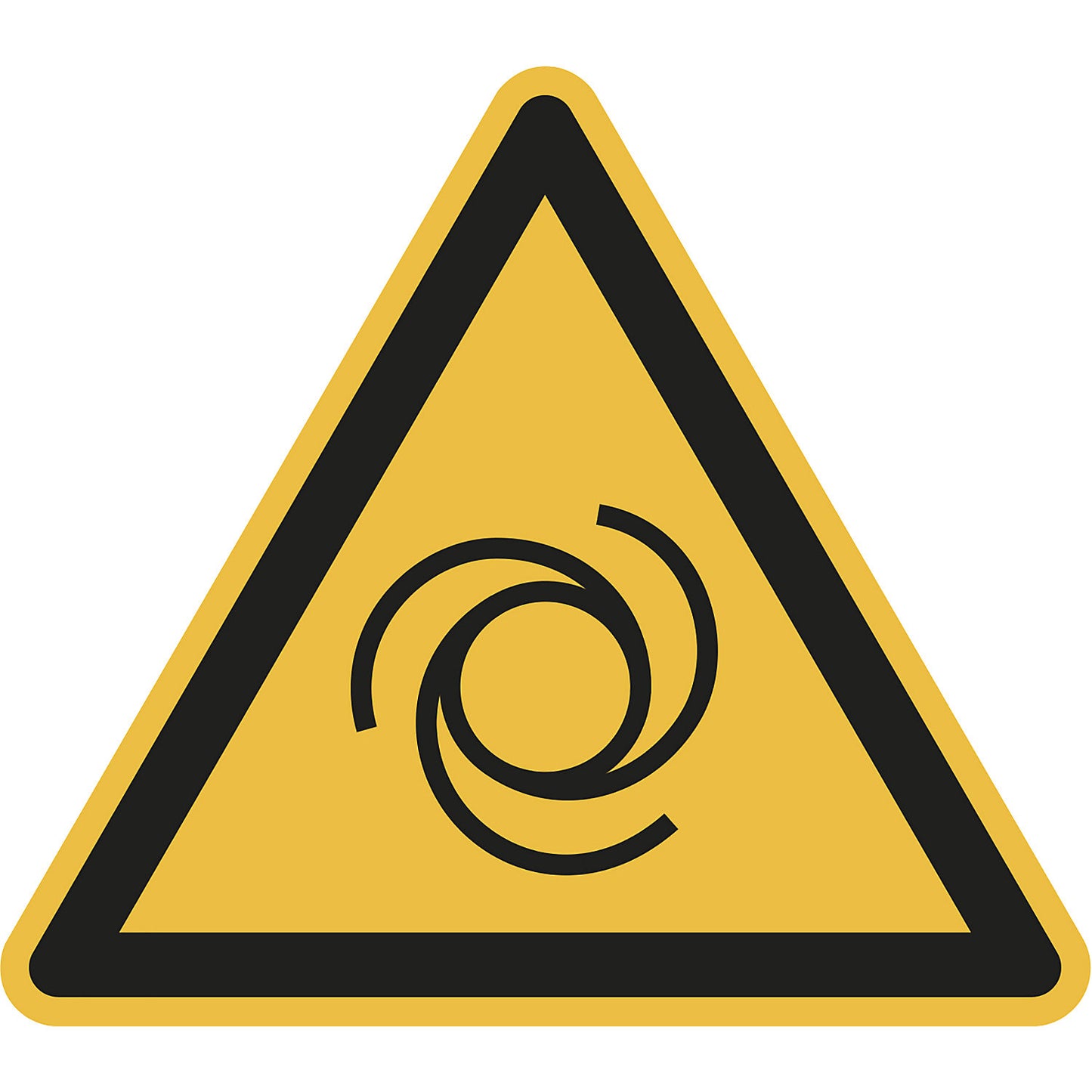Hazard signs, hazard: automatic start up, pack of 10, film, leg length 100 mm.