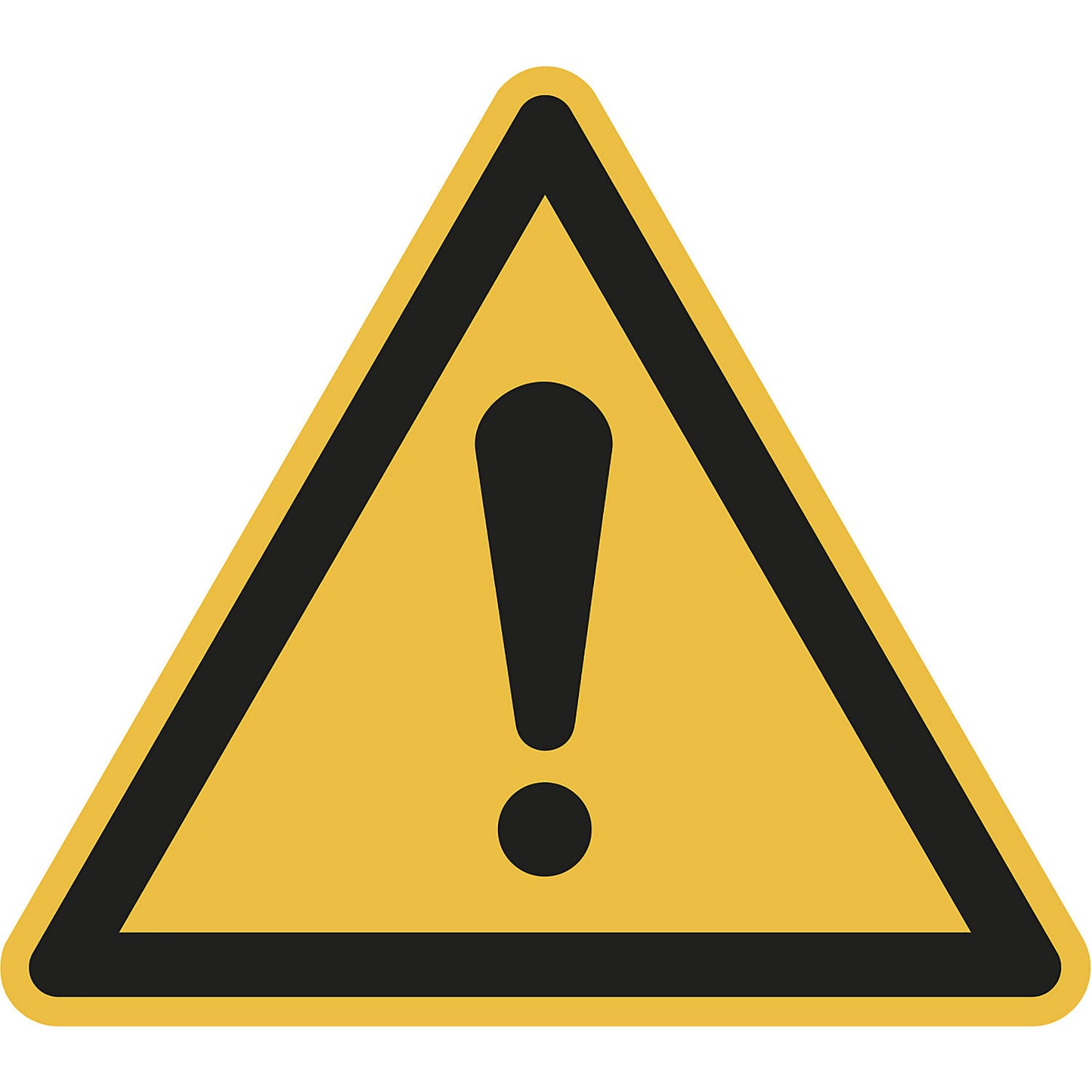 Hazard signs, hazard point, pack of 10, film, leg length 100 mm.