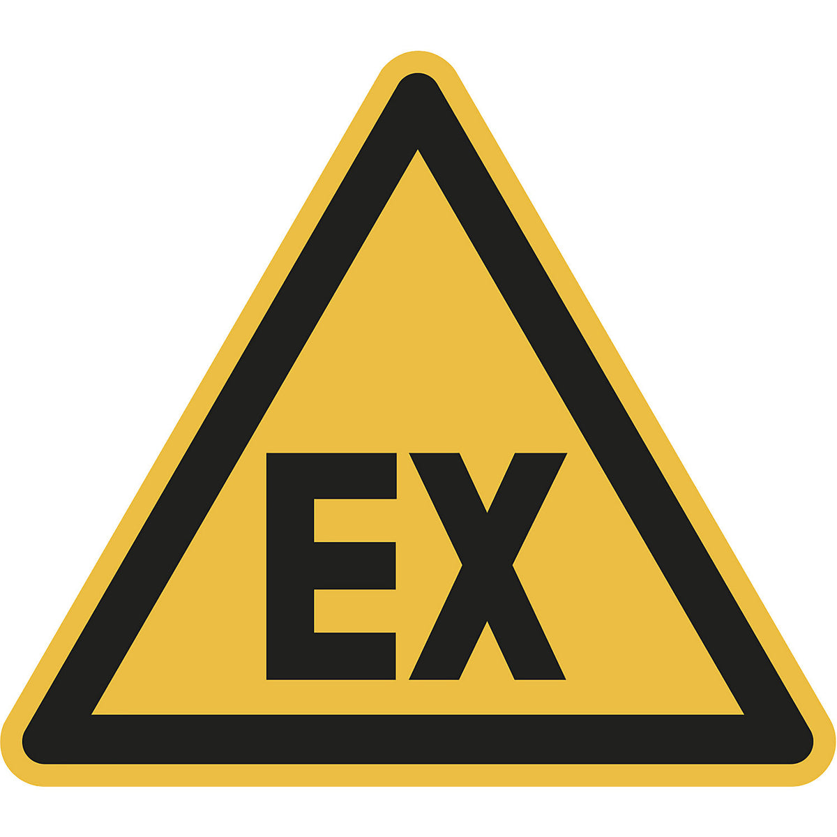 Hazard signs, hazard: explosive atmosphere, pack of 10, plastic, leg length 200 mm.