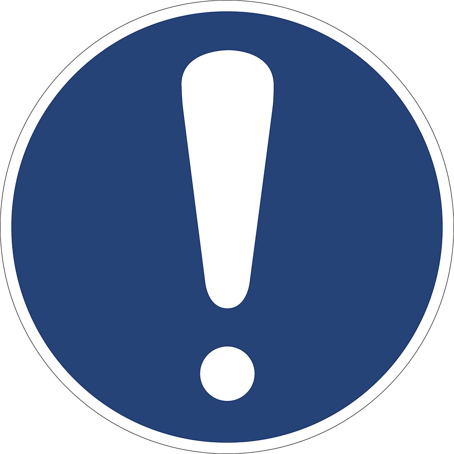 Mandatory signs, general prohibition sign, pack of 10, film, Ø 100 mm.