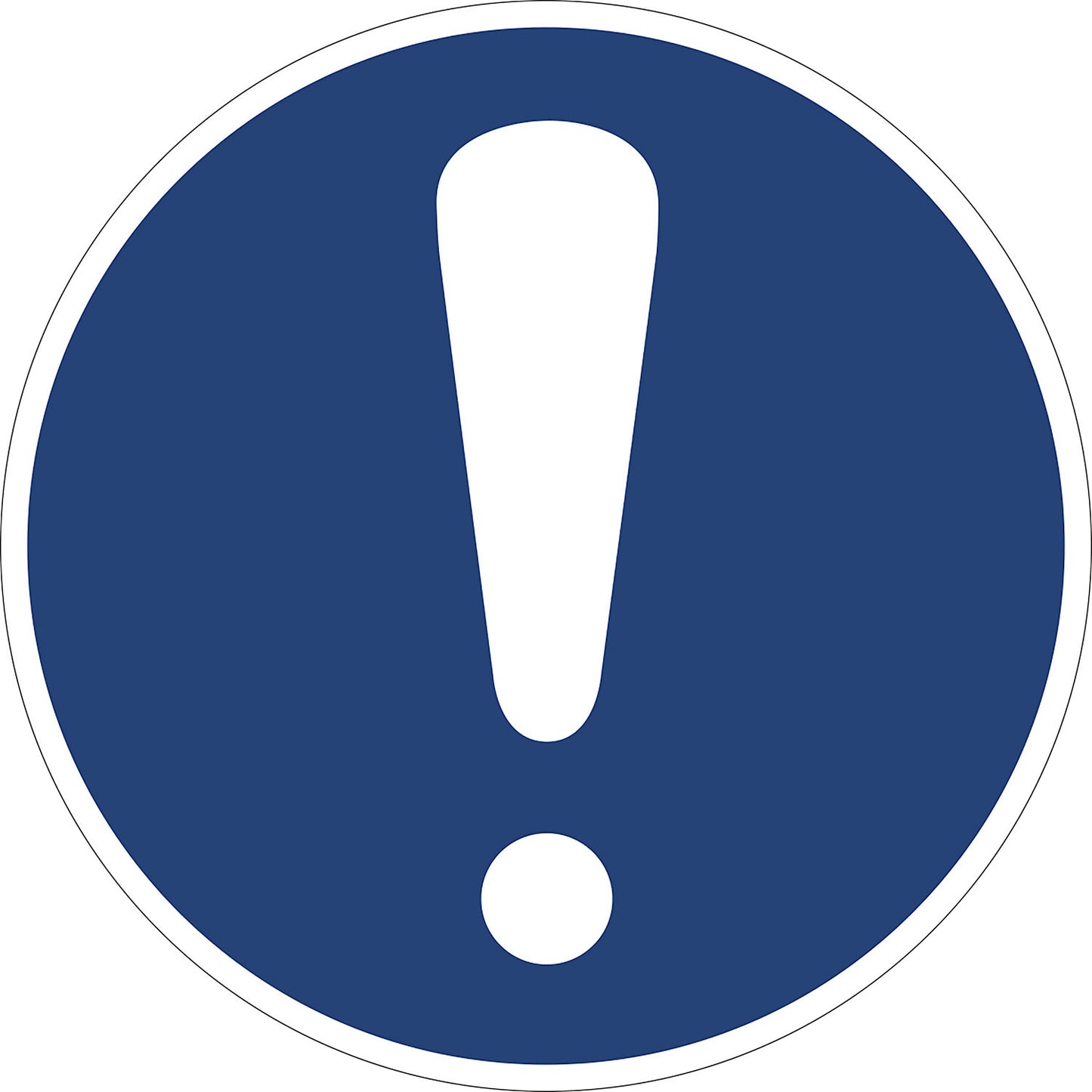 Mandatory signs, general prohibition sign, pack of 10, plastic, Ø 200 mm.