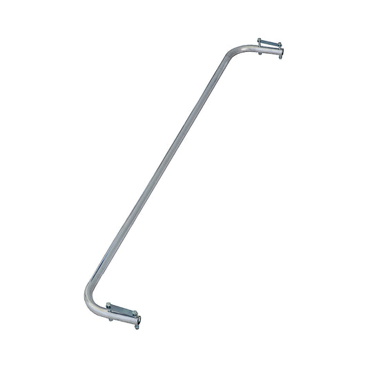 Aluminium handrail, for step shelf ladders with 8 - 10 steps, weight 1.02 kg.