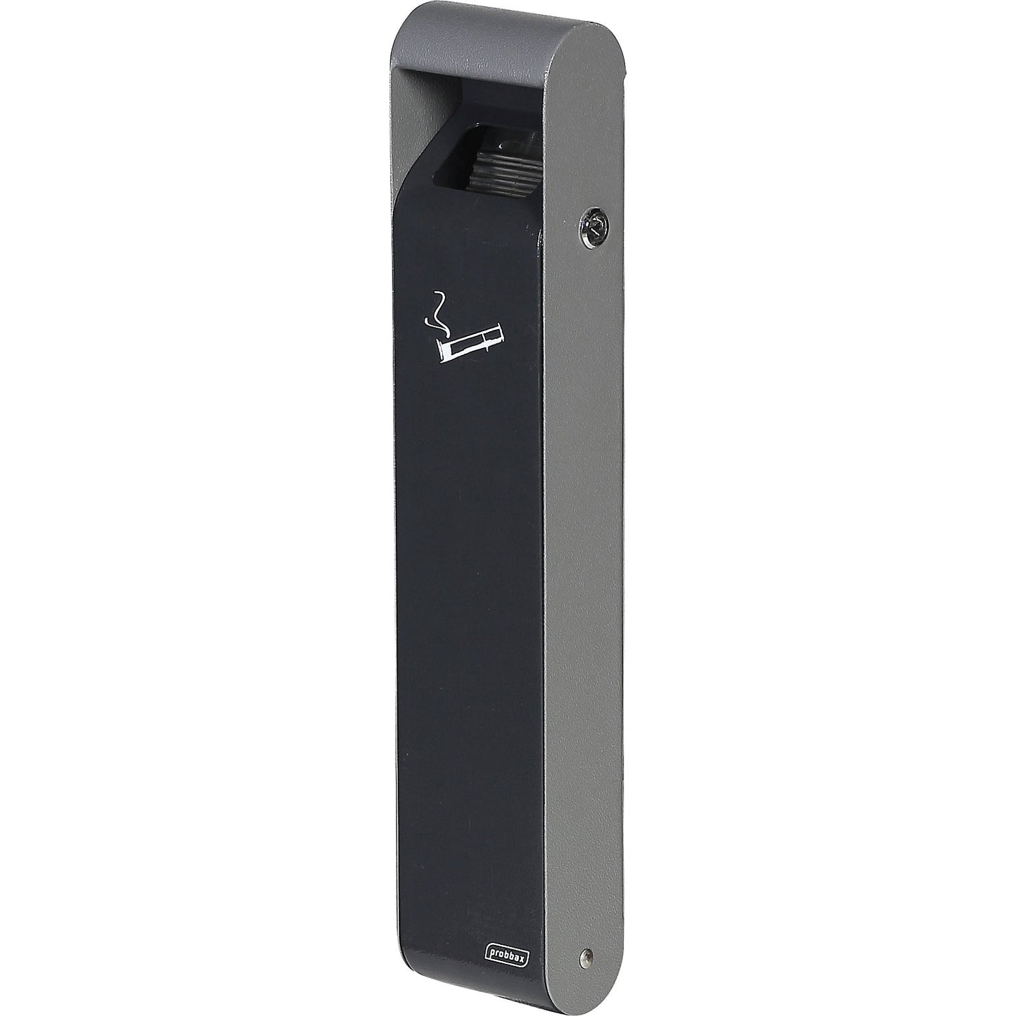 Wall ashtray, 3 l, HxWxD 500 x 100 x 64 mm, grey.