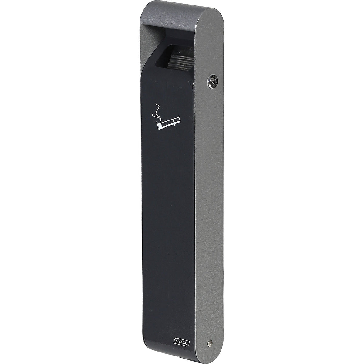 Wall ashtray, 3 l, HxWxD 500 x 100 x 64 mm, grey.