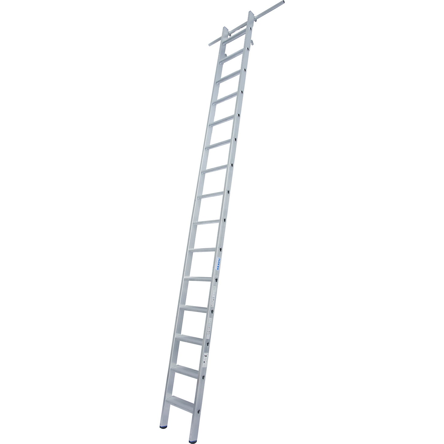 Step shelf ladder, suspendable, with 2 pairs of hooks, 15 steps.