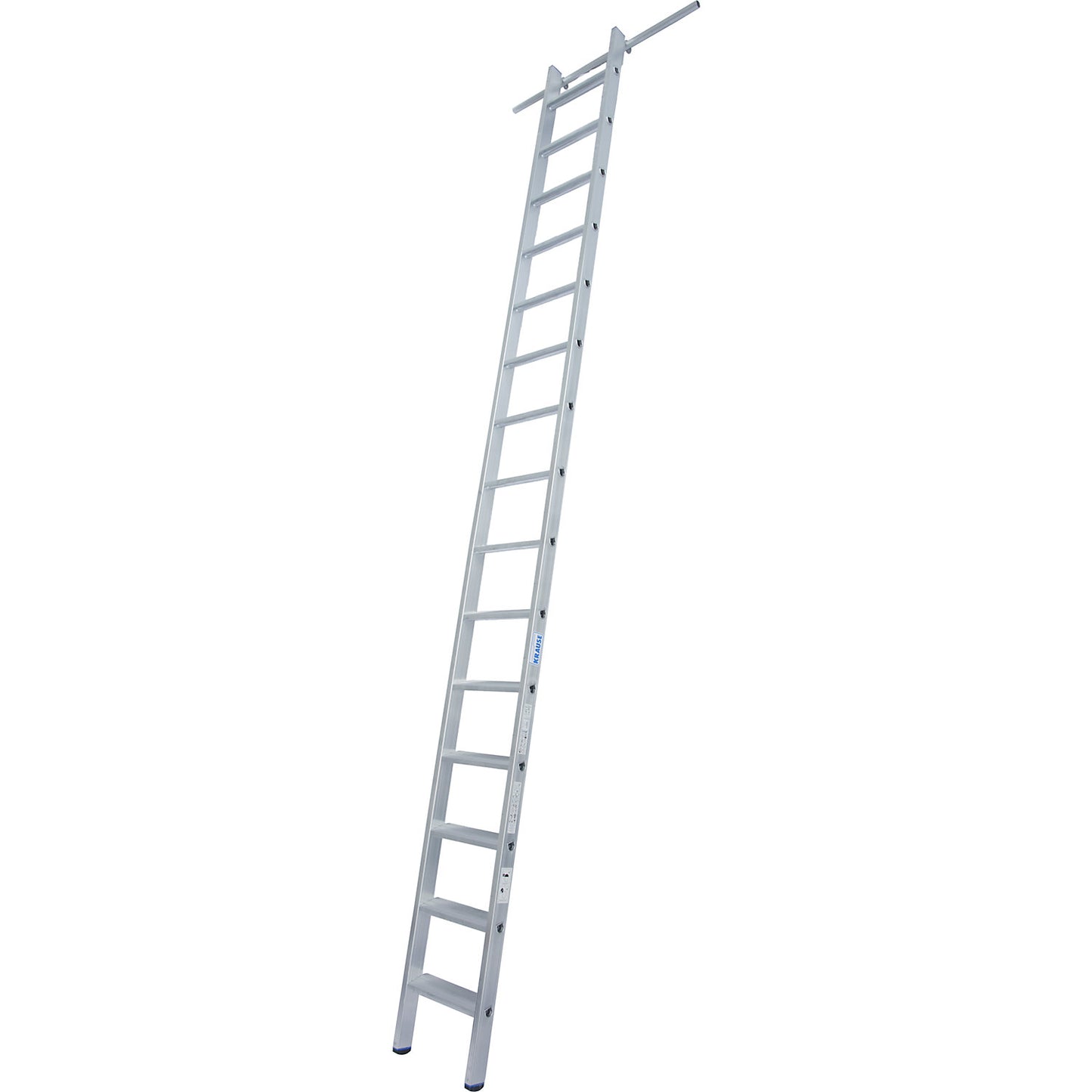 Step shelf ladder, suspendable, with 1 pair of hooks, 15 steps.
