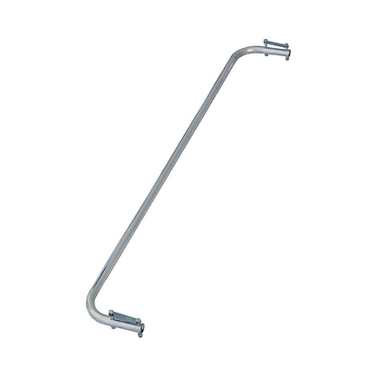 Aluminium handrail, for step shelf ladders with 11 - 18 steps, weight 1.55 kg.