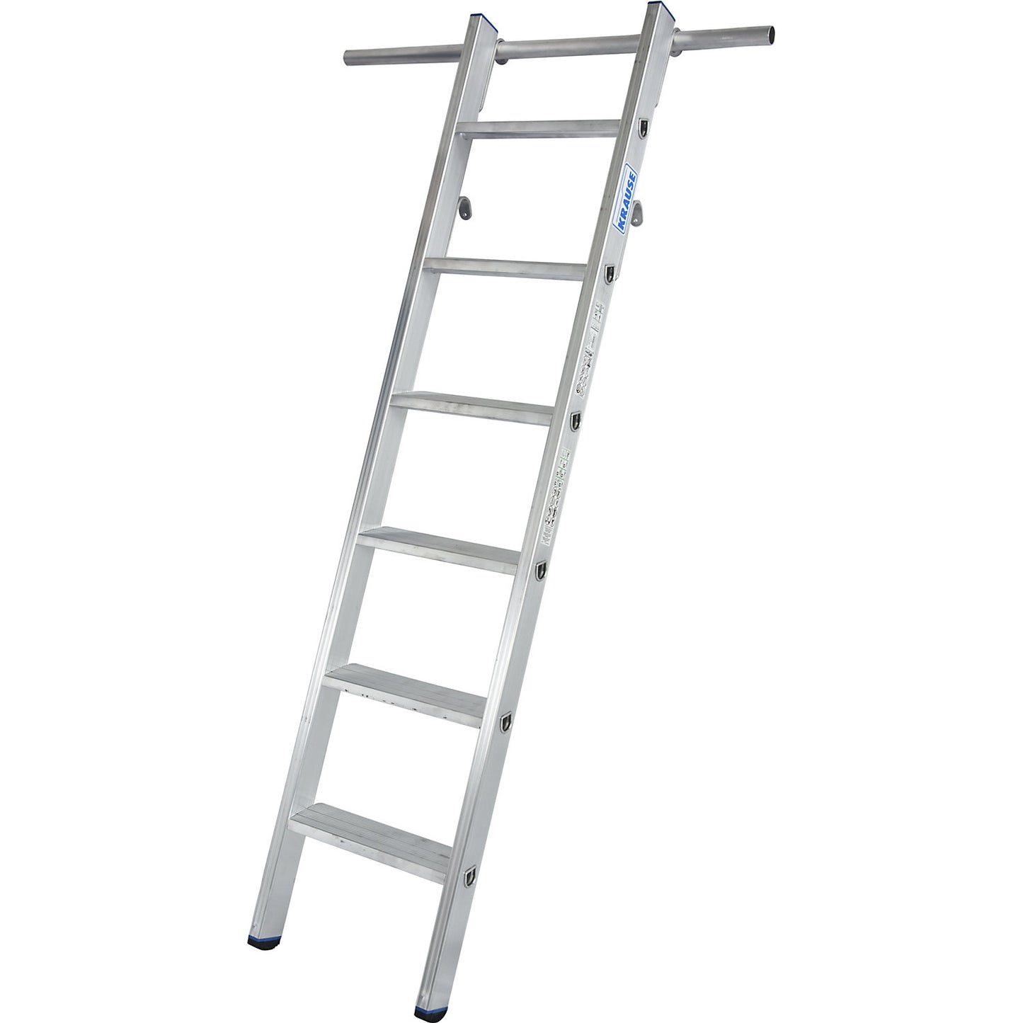 Step shelf ladder, suspendable, with 2 pairs of hooks, 6 steps.