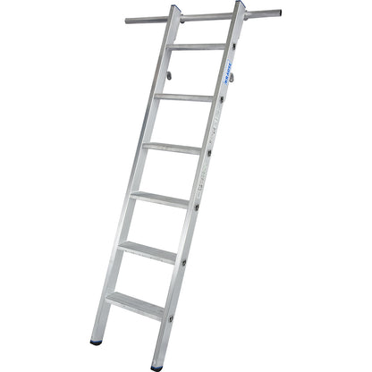 Step shelf ladder, suspendable, with 2 pairs of hooks, 6 steps.