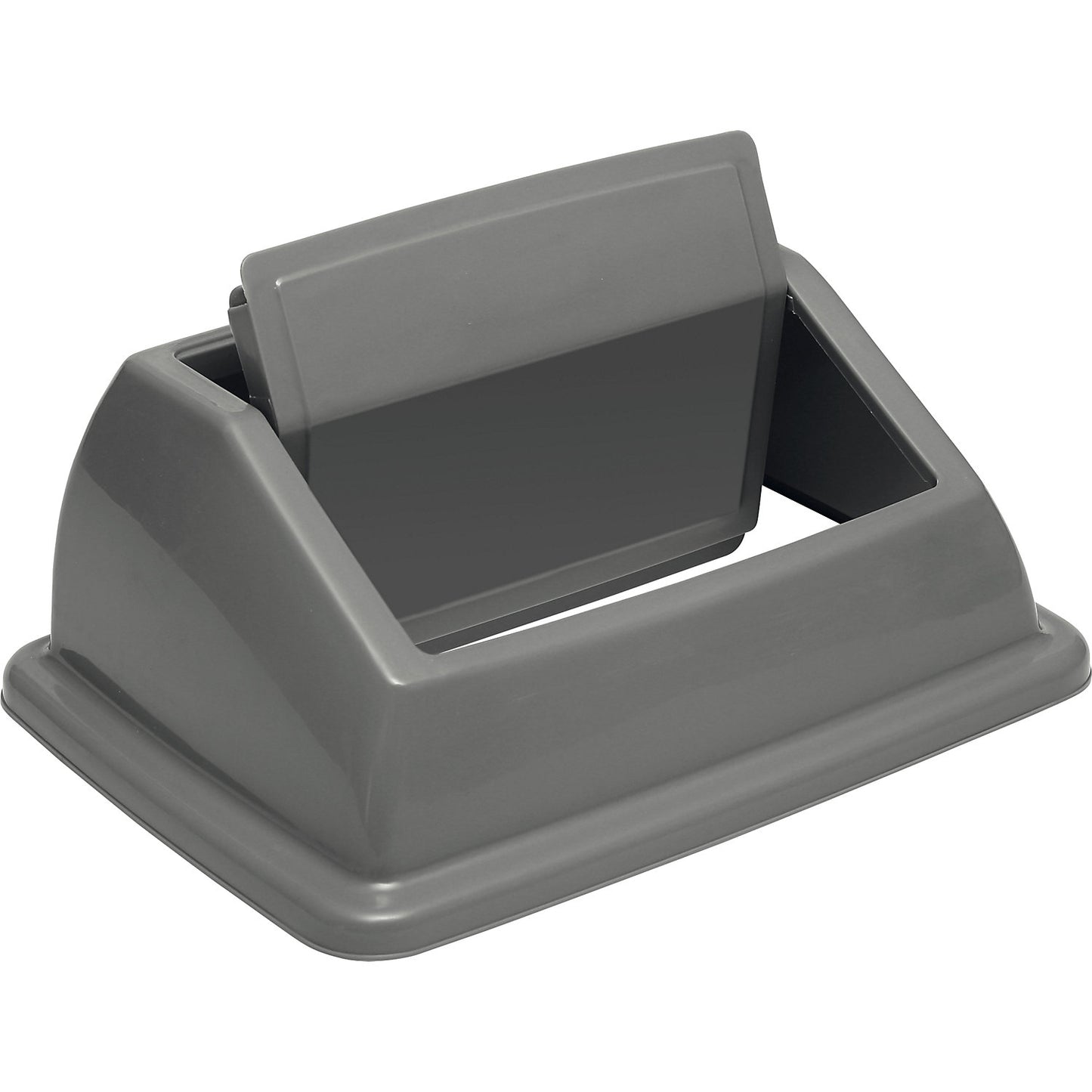 Swing bin, capacity 60 l, grey, with wall mount.