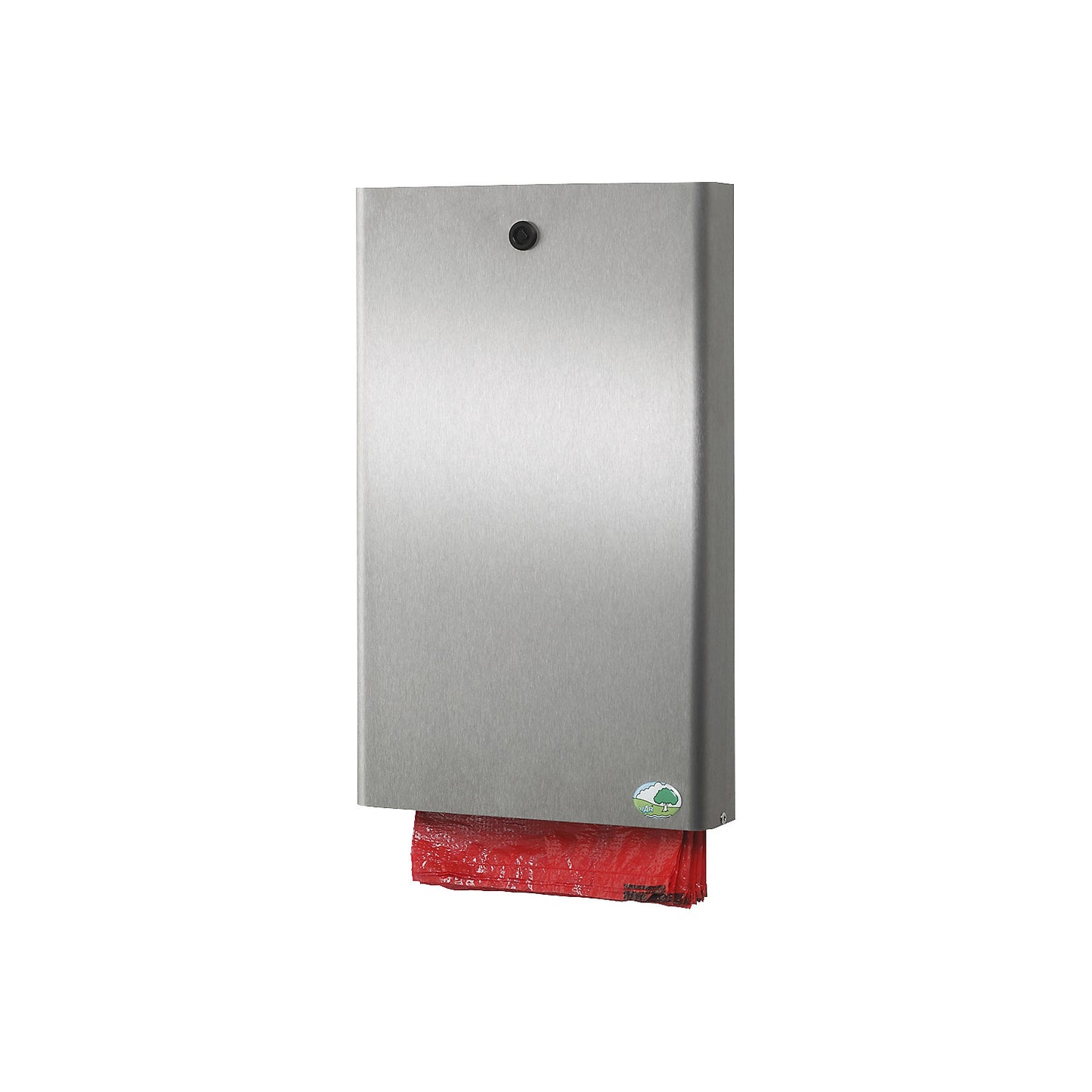 Doggy bag dispenser, HxWxD 430 x 265 x 60 mm, stainless steel.