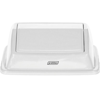 Swing bin, capacity 60 l, white, with wall mount.