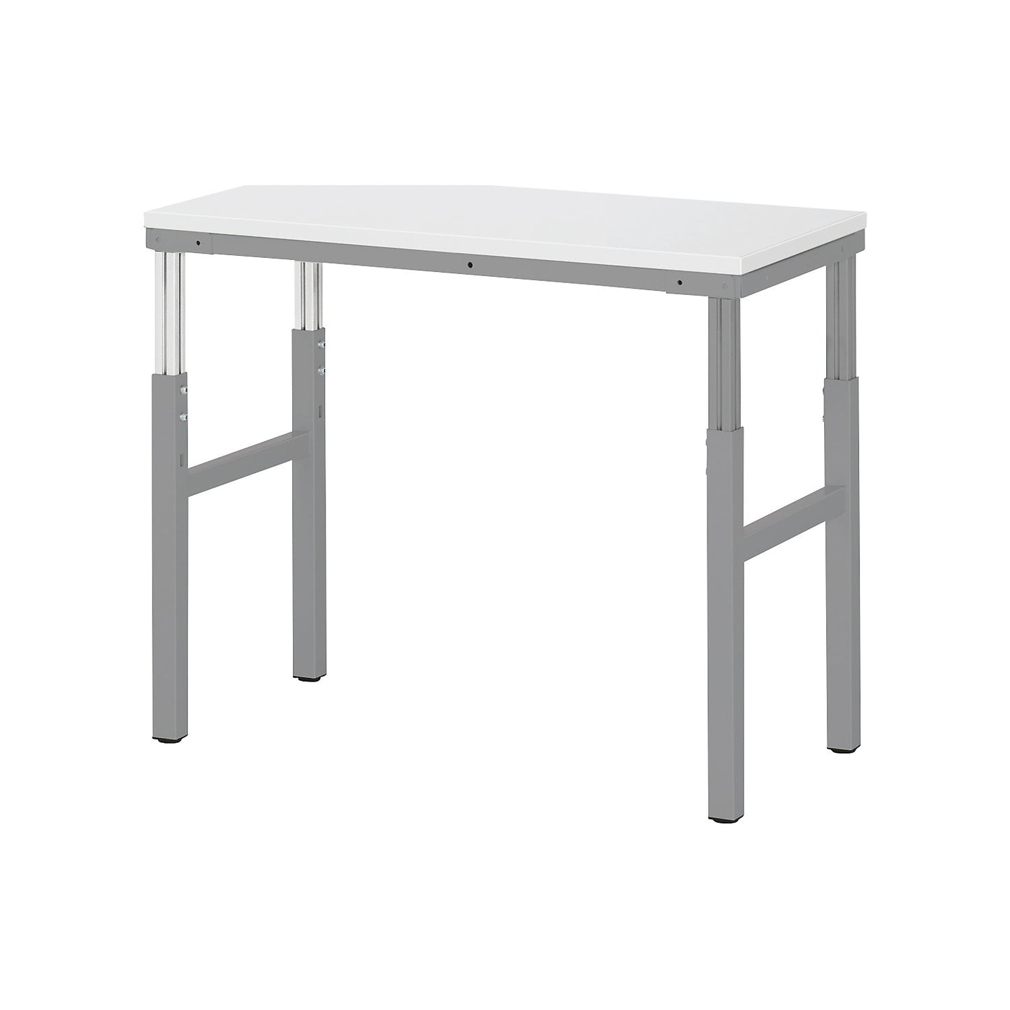 Work table ESD worktop, height 650 - 1000 mm, WxD 1200 x 500 mm.