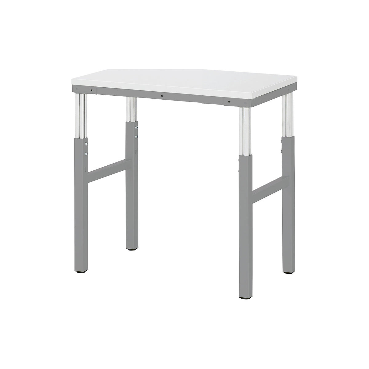 Work table ESD worktop, height 650 - 1000 mm, WxD 700 x 500 mm.