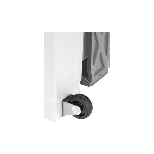 Castors for waste collector, with 70 and 90 l capacity, black.
