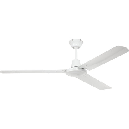 Ceiling fan with metal blades, rotor blade Ø 1220 mm, white.