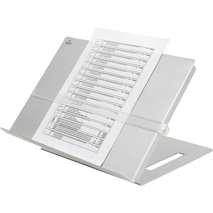 Document holder, made of steel, adjustable, up to size A3.