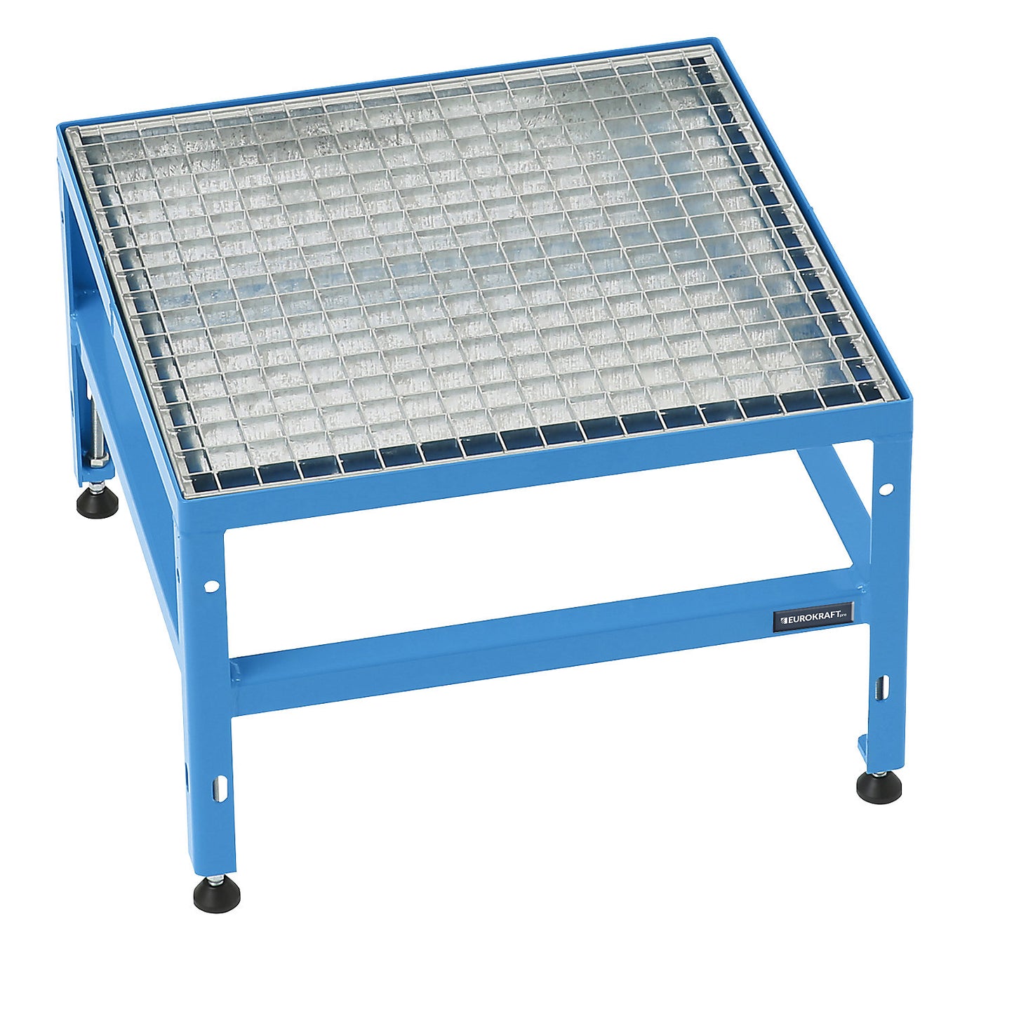 Platform for modular platform system, platform length 610 mm, for 2 steps with grate insert.