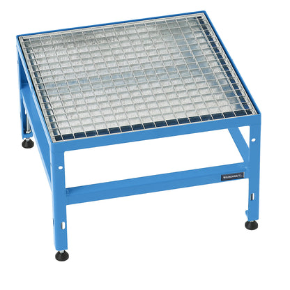 Platform for modular platform system, platform length 610 mm, for 2 steps with grate insert.