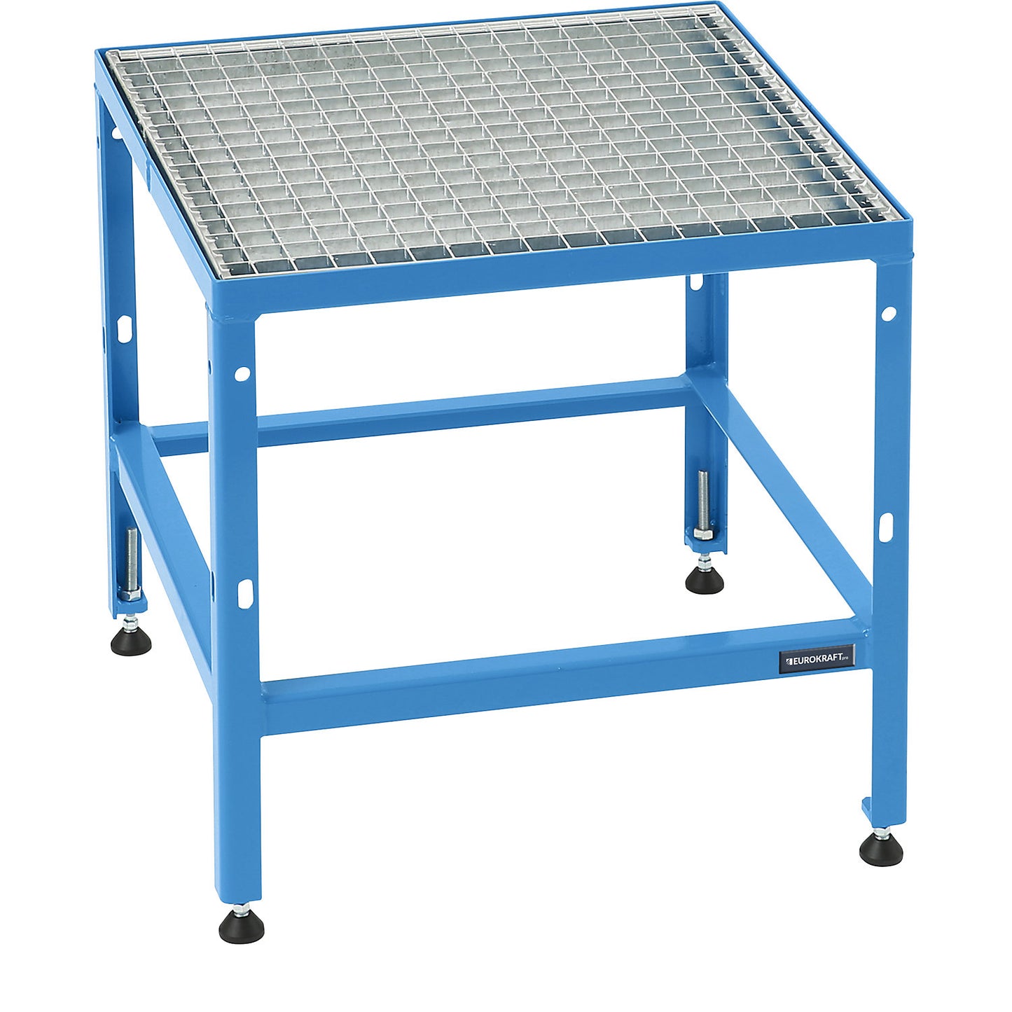 Platform for modular platform system, platform length 610 mm, for 3 steps with grate insert.