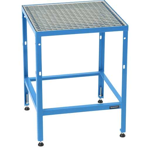 Platform for modular platform system, platform length 610 mm, for 4 steps with grate insert.