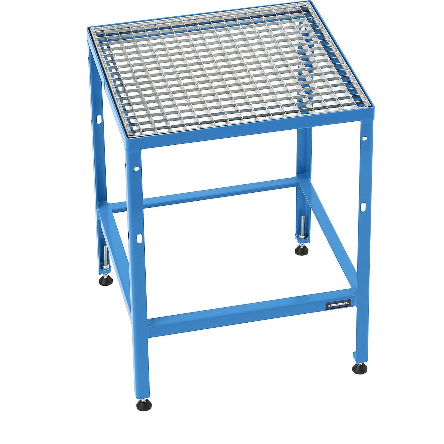 Platform for modular platform system, platform length 610 mm, for 4 steps with grate insert.