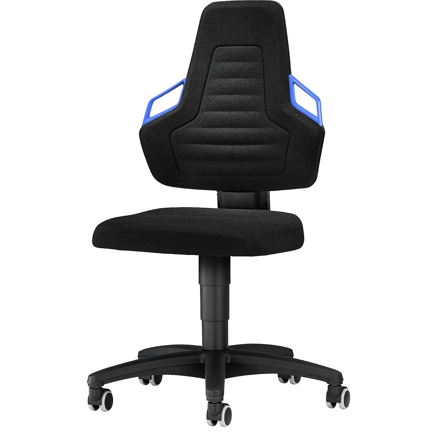 Nexxit industrial swivel chair, with handle, with castors, fabric.