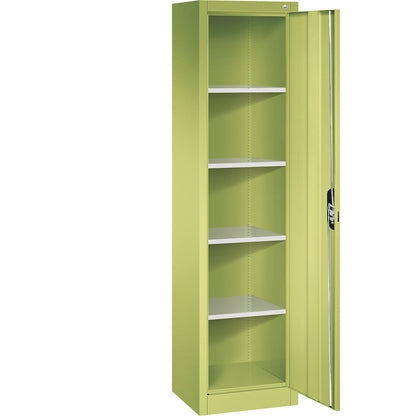 ACURADO universal cupboard, WxD 500 x 400 mm, viridian green / viridian green.