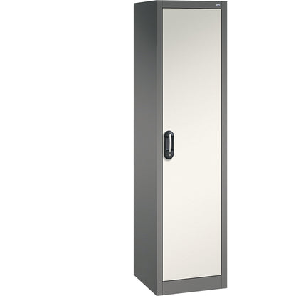 ACURADO universal cupboard, WxD 500 x 500 mm, volcanic grey / oyster white.