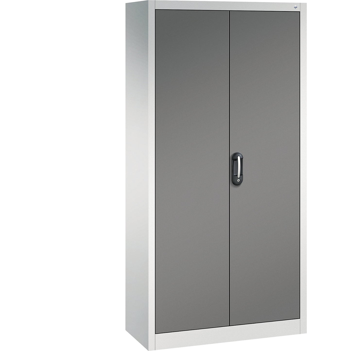 ACURADO universal cupboard, WxD 930 x 400 mm, light grey / volcanic grey.