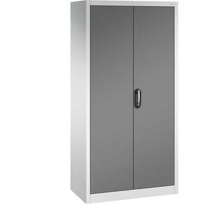ACURADO universal cupboard, WxD 930 x 500 mm, light grey / volcanic grey.