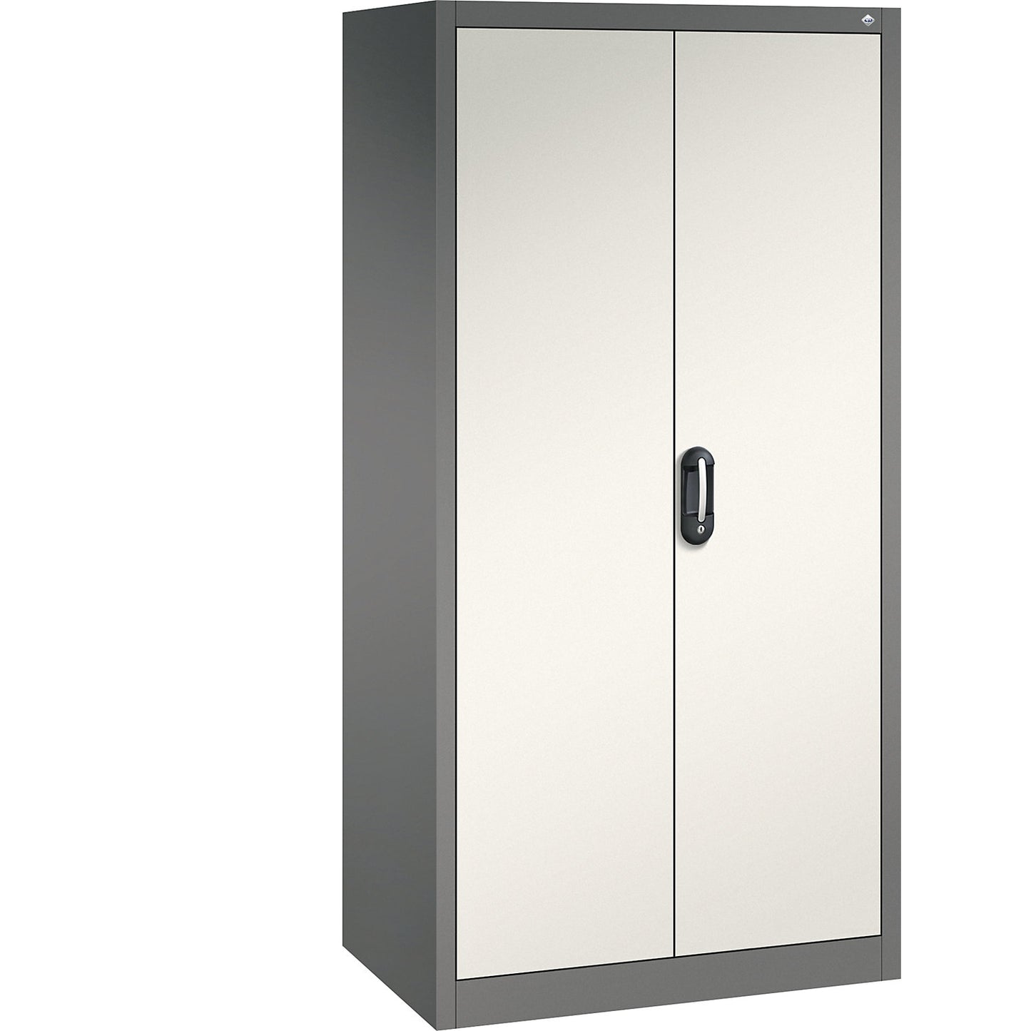 ACURADO universal cupboard, WxD 930 x 600 mm, volcanic grey / oyster white.