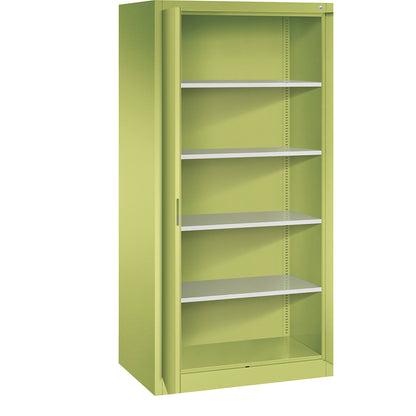 ACURADO universal cupboard, WxD 930 x 600 mm, viridian green / viridian green.