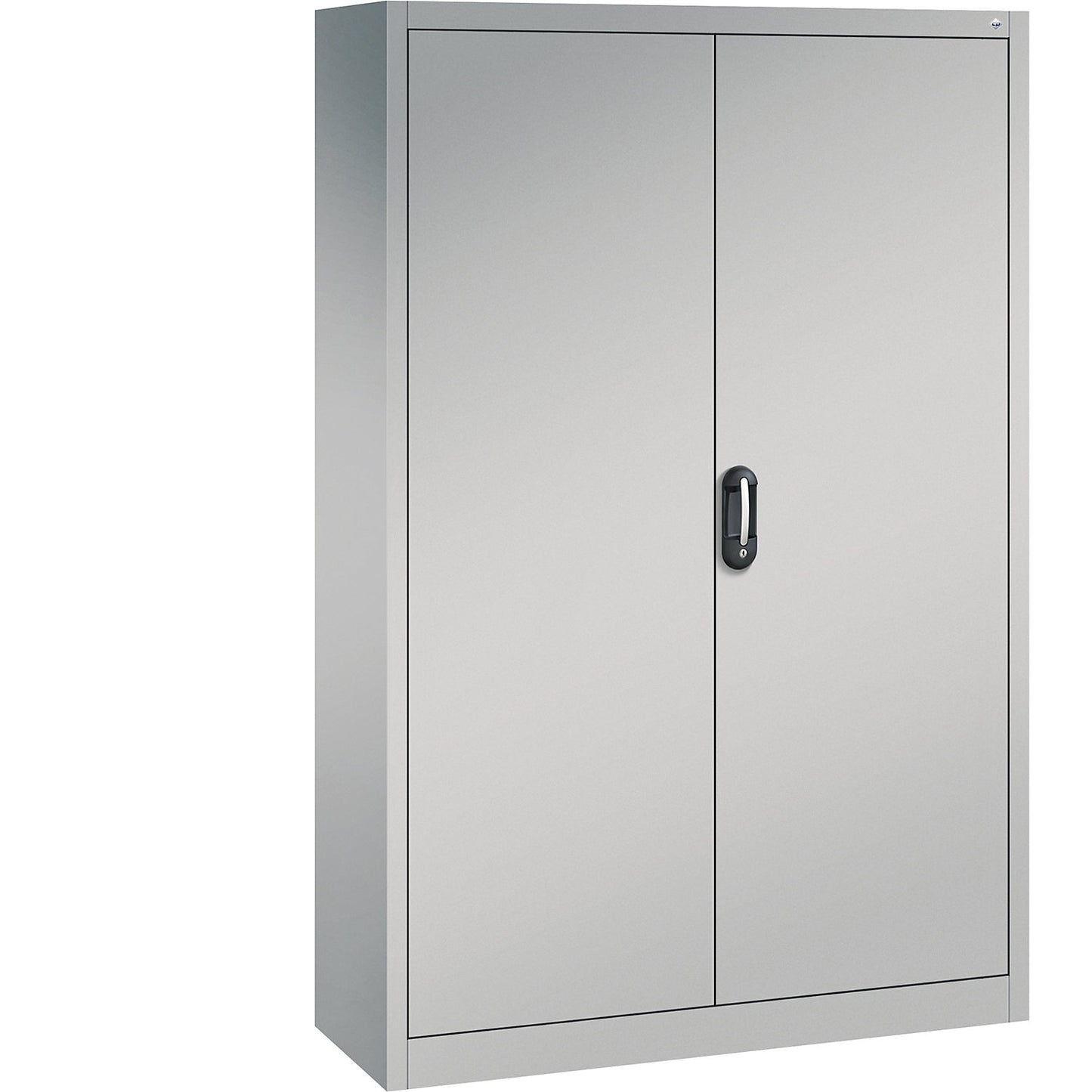 ACURADO universal cupboard, WxD 1200 x 400 mm, white aluminium / white aluminium.