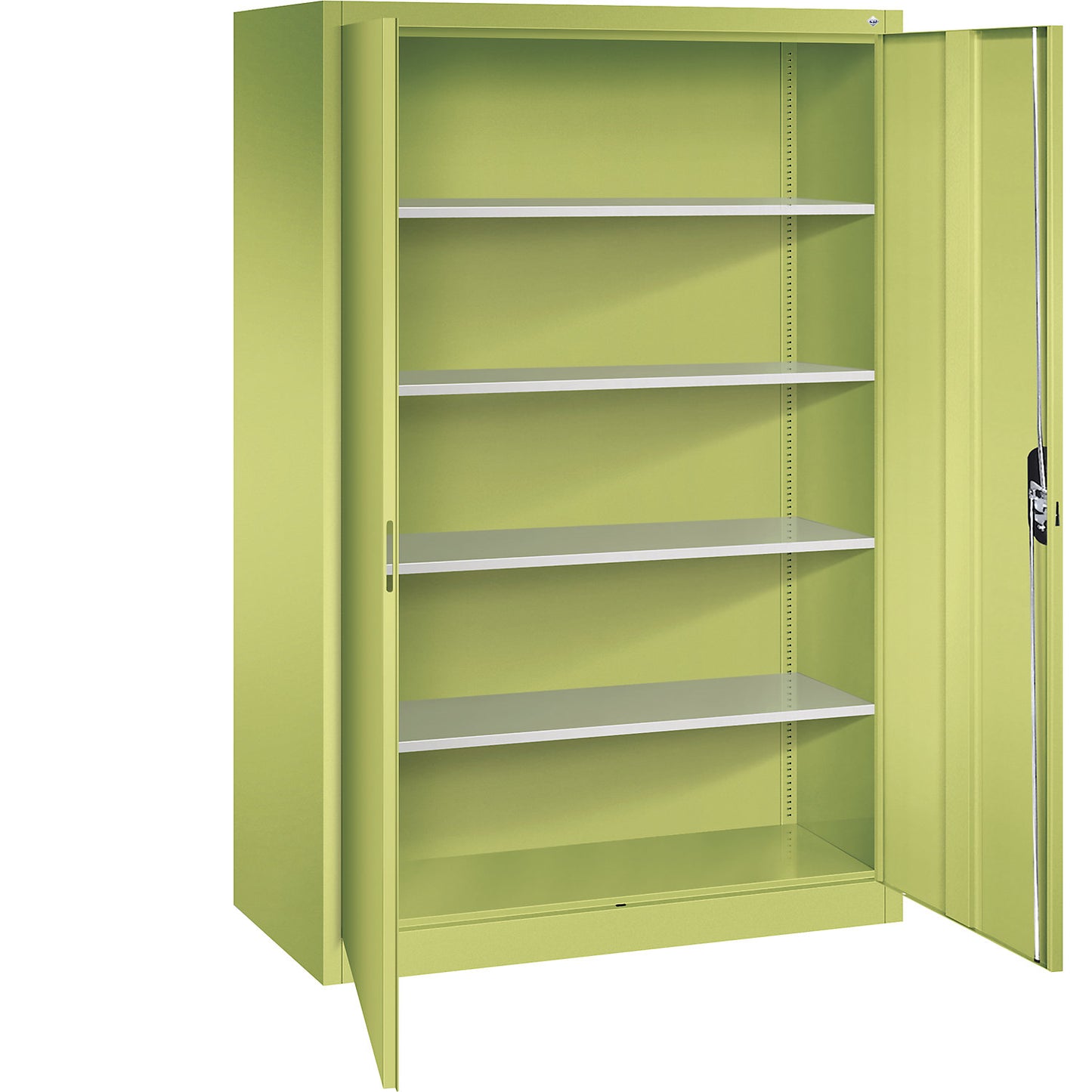 ACURADO universal cupboard, WxD 1200 x 600 mm, viridian green / viridian green.