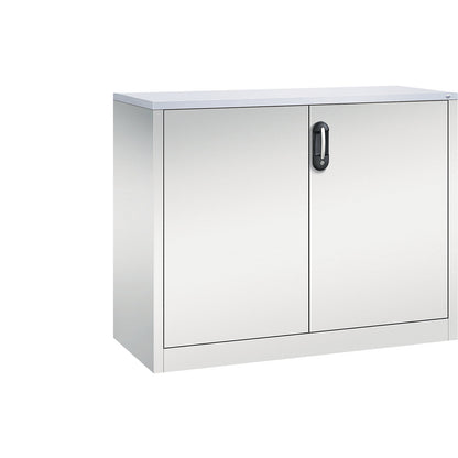 ACURADO filing sideboard, 2 file heights, HxWxD 1000 x 1200 x 500 mm, light grey / light grey.