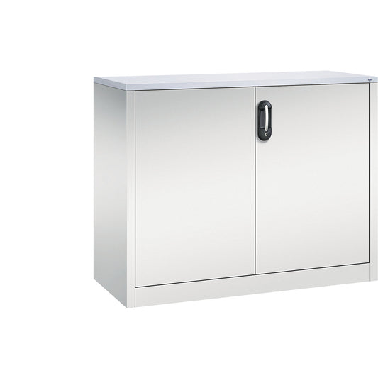 ACURADO filing sideboard, 2 file heights, HxWxD 1000 x 1200 x 500 mm, light grey / light grey.