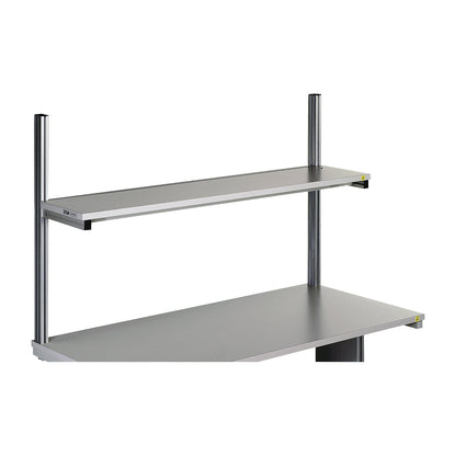 Add-on shelf, light grey, width 1500 mm.