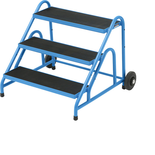 Machine step, steps with ribbed rubber, 3 steps.